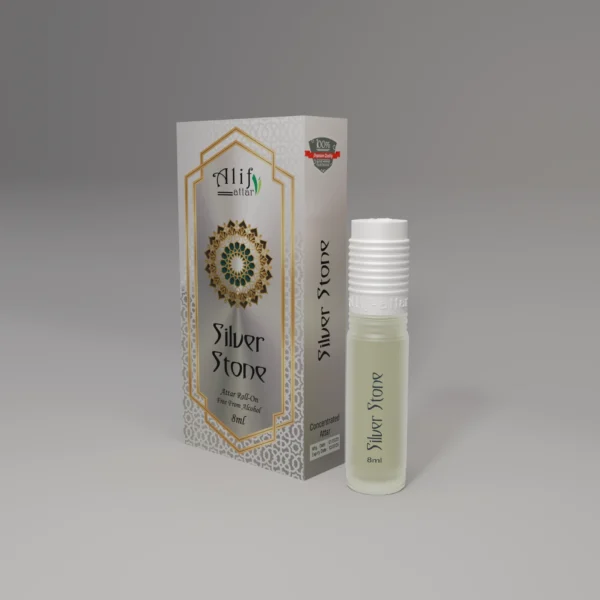 Alif Silver Stone Attar (সিলভার ‍স্টোন আতর) 8 ml